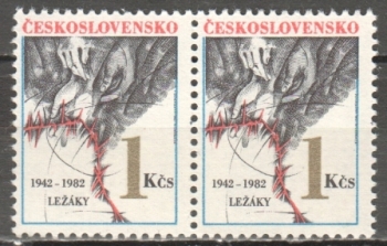 2540 pár - vodorovně ** - 1982